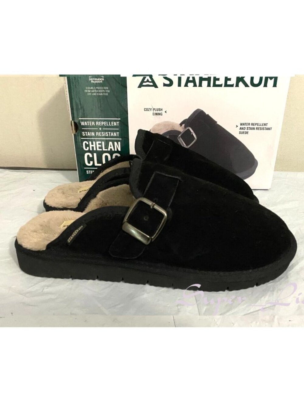 NEW Staheekum Women's Chelan Plush Lining Memory Foam Clog